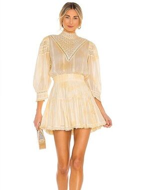 LoveShackFancy Viola Dress in Lemon
Drop Hand Dye Yellow